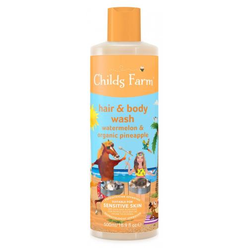 Childs Farm Hair & Body Wash Watermelon & Organic Pineapple Κωδ CF540 Ενυδατικό Σαμπουάν Αφρόλουτρο για Βρέφη & Παιδιά 500ml